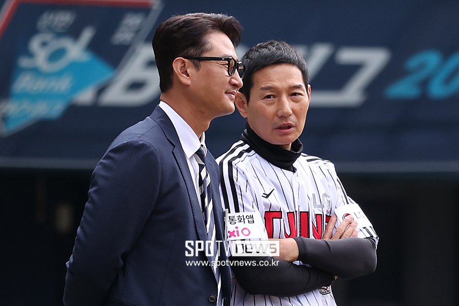 ▲ 박용택 해설위원 염경엽 감독 ⓒ곽혜미 기자