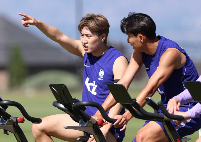 드디어 이 장면을 본다…이강인, 손흥민과 웃으며 사이클 대화 '헝가리→프랑스→미국' 우승하자마자 홍명보호 합류 '완전체 결성'