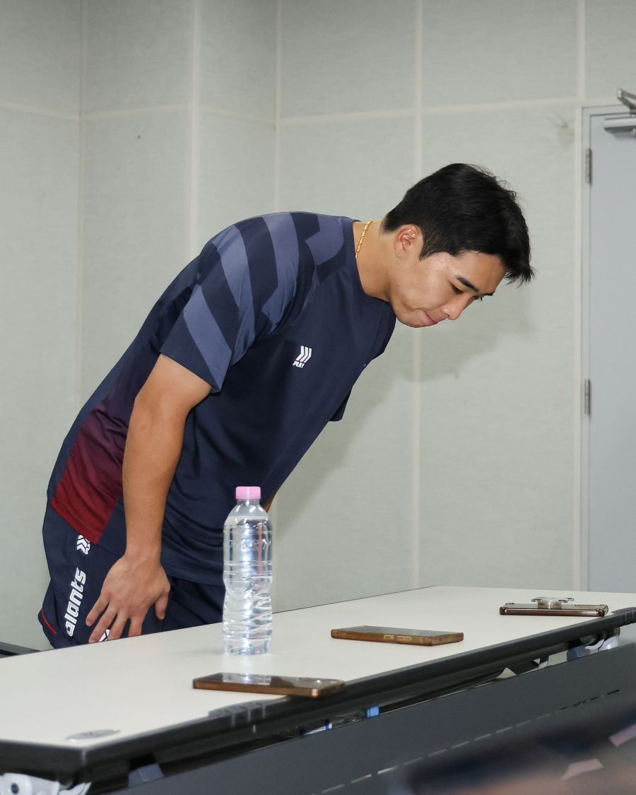▲ 김동혁은 지난 잘못을 반성하고, 더 성숙한 선수가 되겠다고 약속했다 ⓒ롯데자이언츠