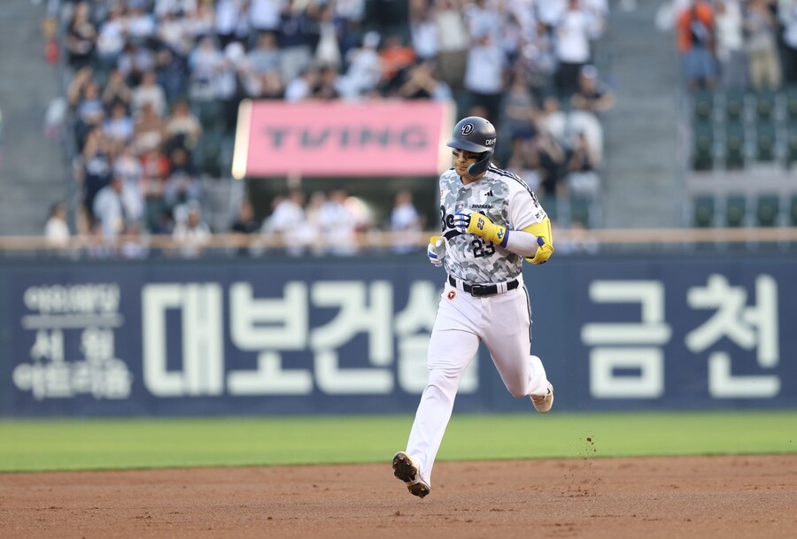 ▲ 강승호 ⓒ두산 베어스