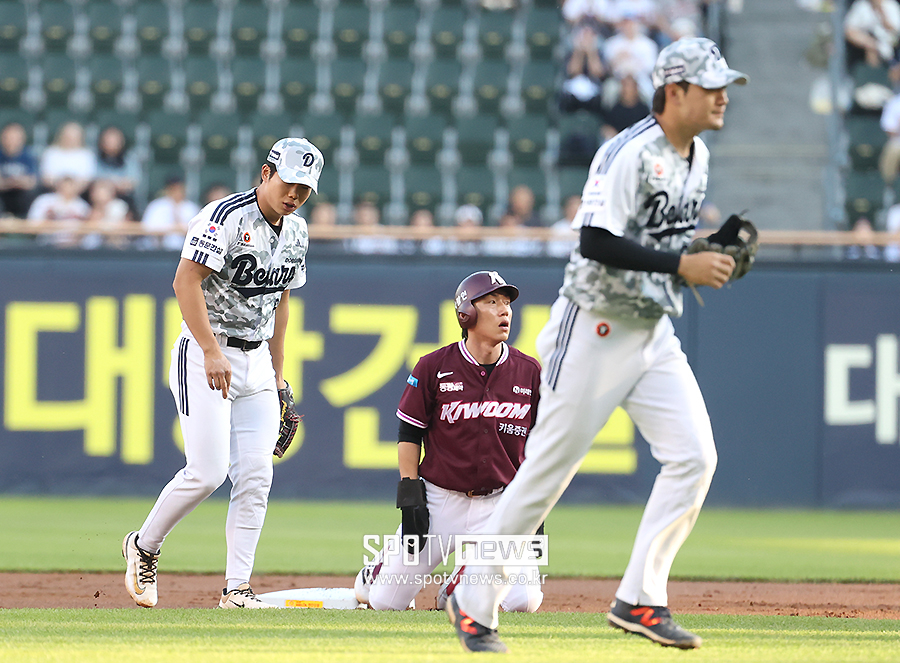 [포토S] 오명진, '다행이다'