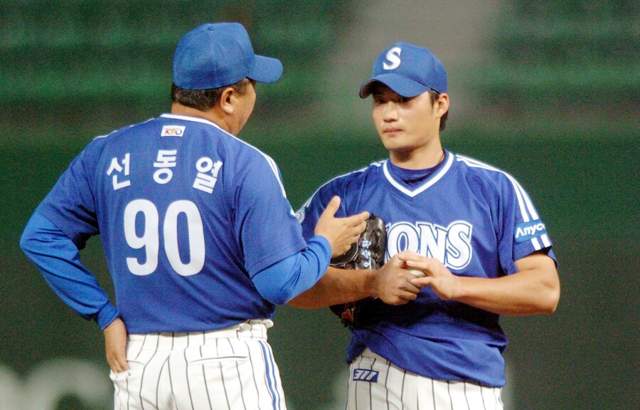 ▲ 선동열 오승환 ⓒ삼성 라이온즈