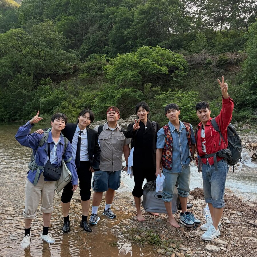 '1박2일' 이기택, 유선호 빈자리 메웠다…형들과 '찰칵'