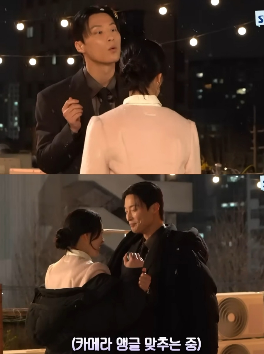 '멋진 신세계' 허남준♥임지연 눈물 키스신 비하인드…틈새 애교에 치인다