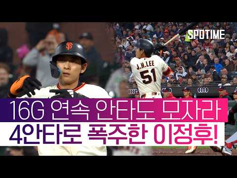 킹갓제너럴엠파이어충무공마제스티 '이정후' #SPOTIME #MLB