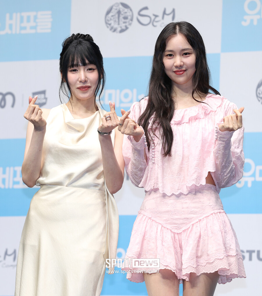 [포토S] 티파니 영-김예원, '하트 뿅뿅'