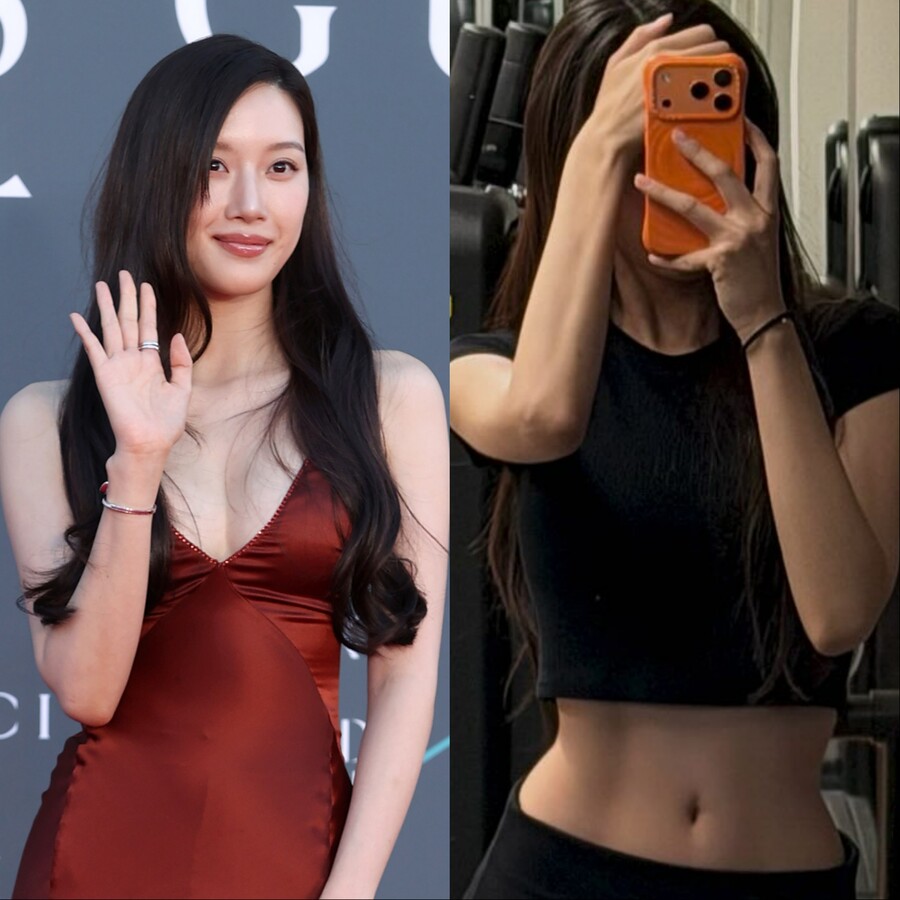 문가영, 새벽 3시 '오운완'이라니…개미허리+일자 복근 이유있었네