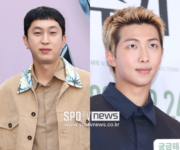 BTS는 다르네…RM, 슬리피 결혼 축의금 1000만원 입금한 사연