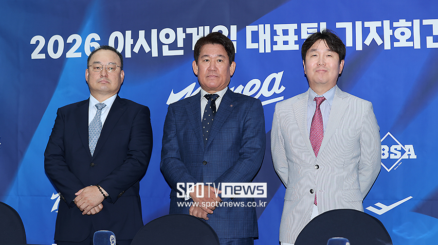 [포토S] 2026 아시안게임 대표팀 명단 발표 기자회견