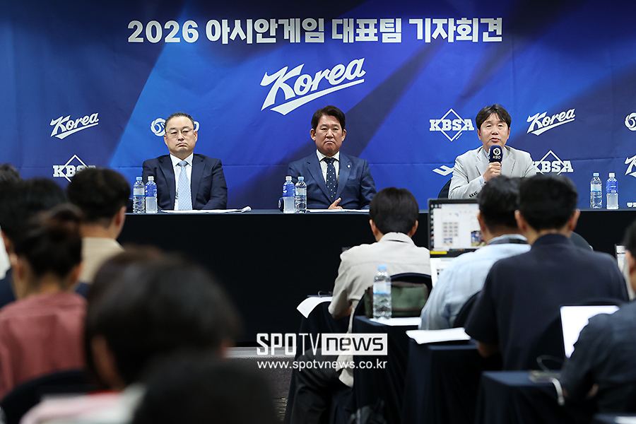 [포토S] 2026 아시안게임 대표팀 최종 명단 발표