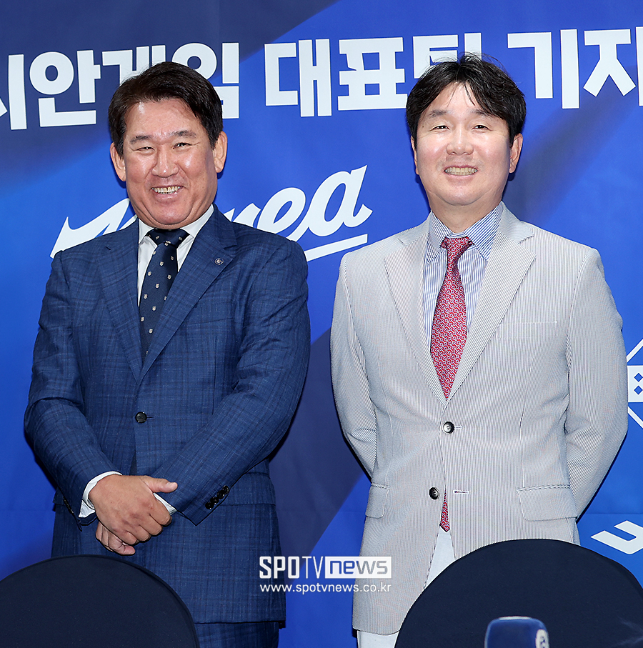 [포토S] 조계현 위원장-류지현 감독, '아시안게임 자신있습니다'