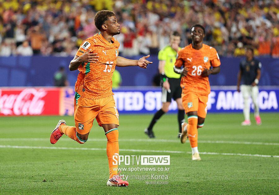 홍명보호 4-0 격파 행운 아니었다…'후반 45분 골' 코트디부아르, 맨유 신동 디알로 결승골로 에콰도르 1-0 제압