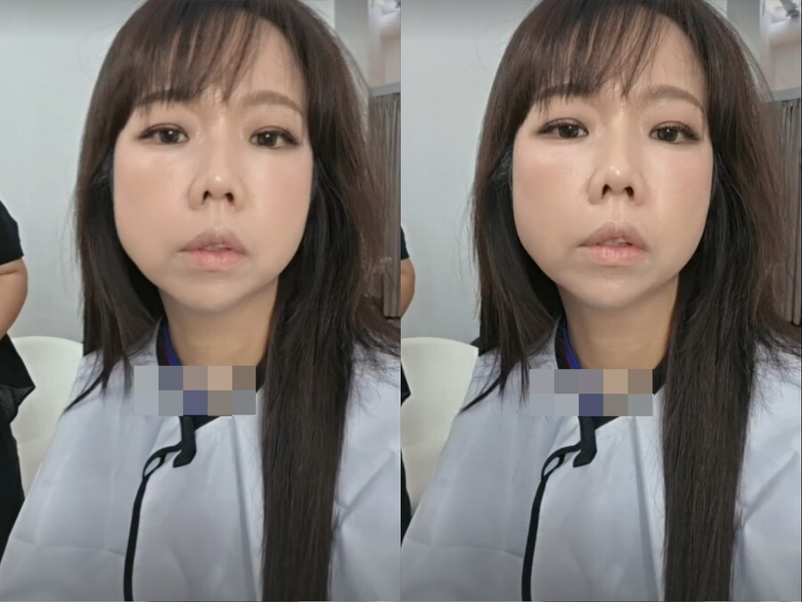 홍현희, 49kg에서 더 뺐나…볼살 쏙 빠진 얼굴선+퀭한 눈 '눈길'