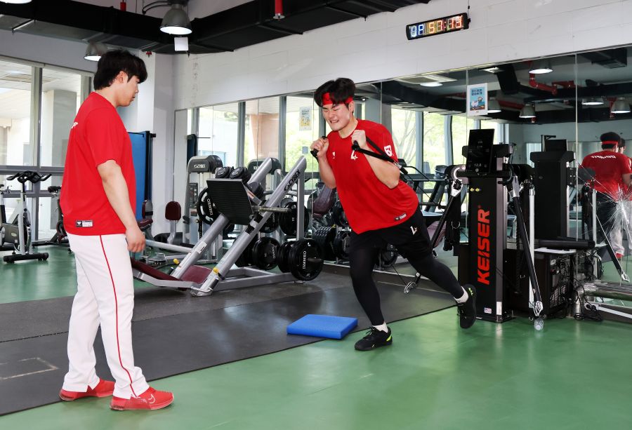 ▲ SSG 집중 육성 선수들은 단 6개월 사이에 괄목할 만한 신체 능력 향상을 기록하며 구단의 기대를 모으고 있다 ⓒSSG랜더스