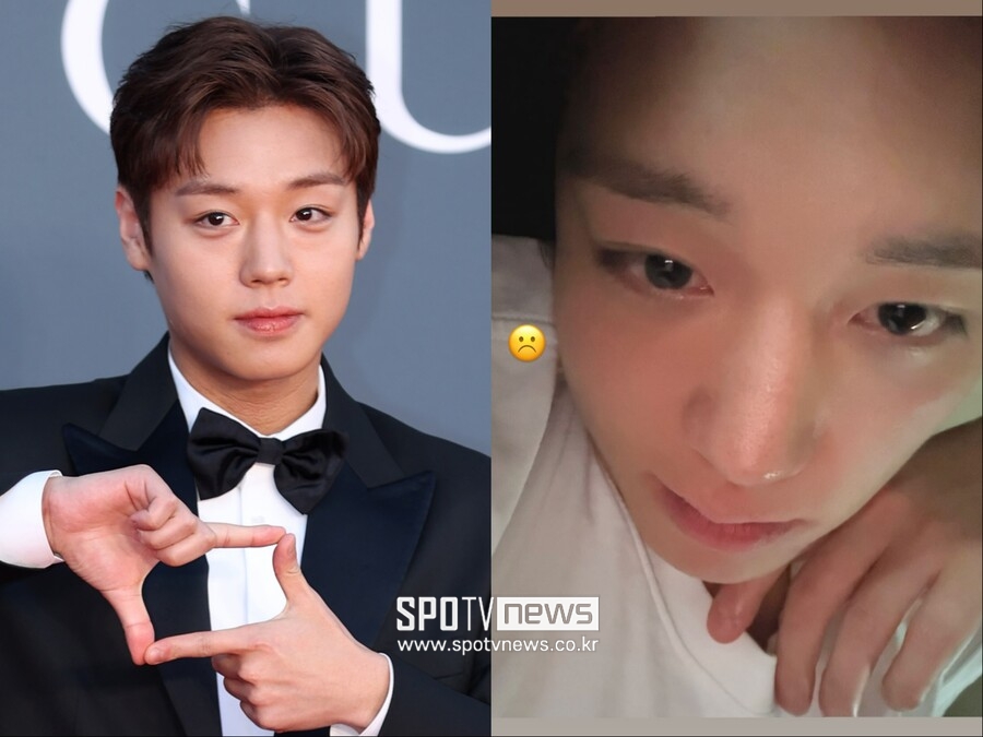 '1600만 배우' 박지훈, 대낮에 눈물 셀카 '깜짝'…무슨 일 있나