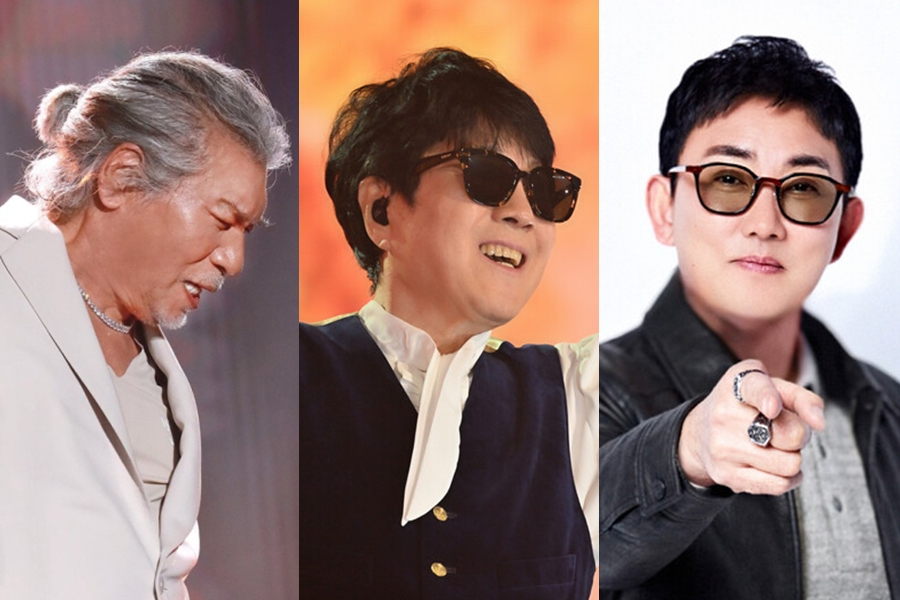 ▲ 나훈아 조용필 이승철. 제공|예소리, KBS, LSC