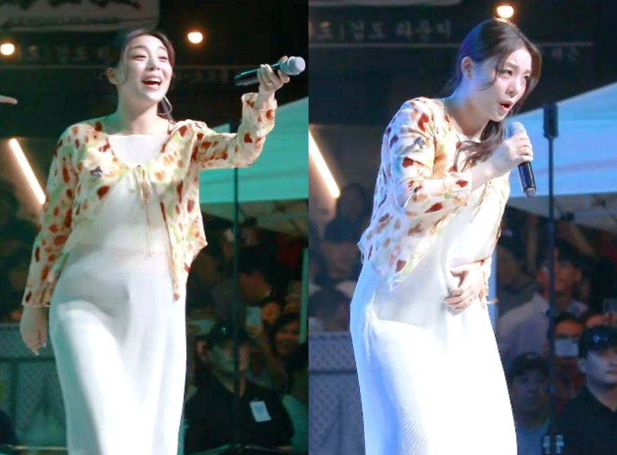 '시험관 도전' 에일리, 복부 잡고 댄스에 혹시 임신?…건강 우려까지 '설왕설래'