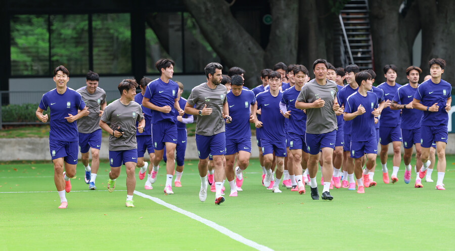 ▲ 축구대표팀은 멕시코전에서 승리를 노린다. 주장 손흥민, 이강인 등은 체코전 이상의 경기력을 보여주기 위해 총력전에 나선다. ⓒ연합뉴스