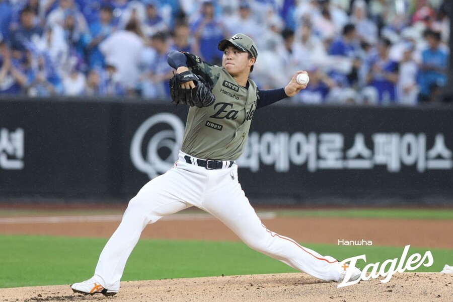 이게 무슨 일? 대전 삼성-한화전 3회 우천 중단→9분 뒤 재개→또 중단…왕옌청 흔들
