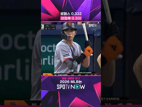 타율 1위와 단 1리 차이 #shorts  #MLB