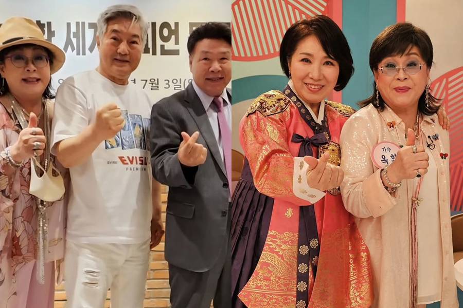 ▲ 옥희, 한지일, 홍수환(왼쪽), 이호선, 옥희. 출처| 한지일, 이호선 SNS