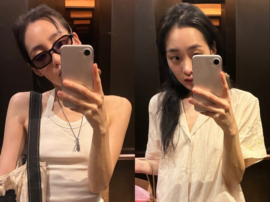 '뼈말라' 김민하, 9kg 감량도 모자랐나…'앙상한 팔뚝'