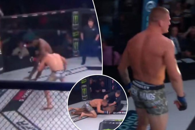 '이럴수가' 주먹 한 방에 실신→4초 KO 나왔다…UFC에서도 없는 기록
