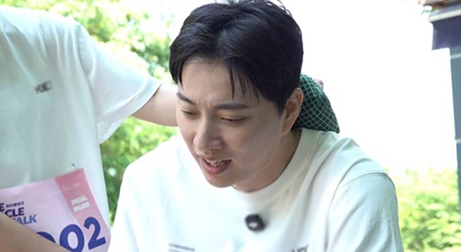 '송지은♥' 박위, 휠체어 마라톤 중 건강이상…저혈압에 어지럼증 호소('동상이몽2')