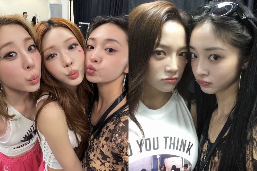 ▲ 아이오아이. 출처| 주결경 SNS