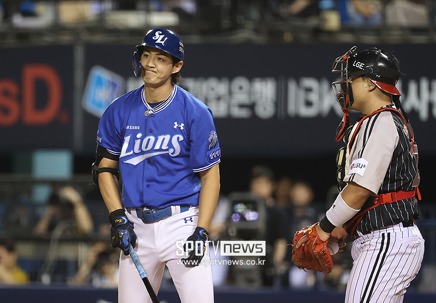 [포토S] 구자욱, '찬스 못 살리고 삼진'