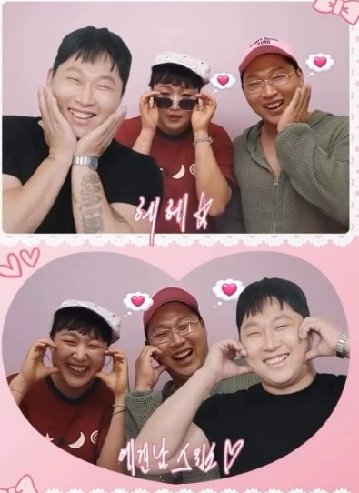 ▲코미디언 이수지가 래퍼 스윙스와 도플갱어 같은 비주얼로 웃음을 안겼다. 출처|스윙스 SNS 