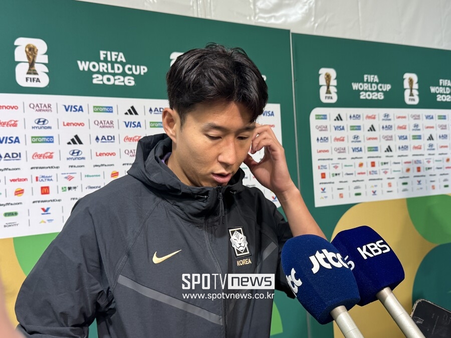 [SPO 현장] 월드컵 첫 벤치행 충격, 끝내 입 연 손흥민 “여기에서 따로 할 말 없다”