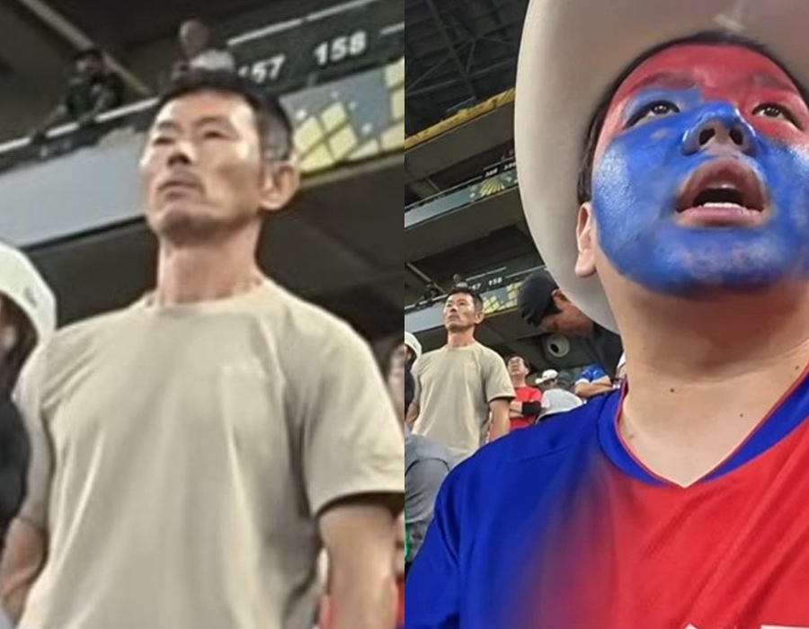 '남아공전' 손흥민父 굳은 얼굴…곽튜브 뒤 벌떡 일어선 손웅정 '포착'