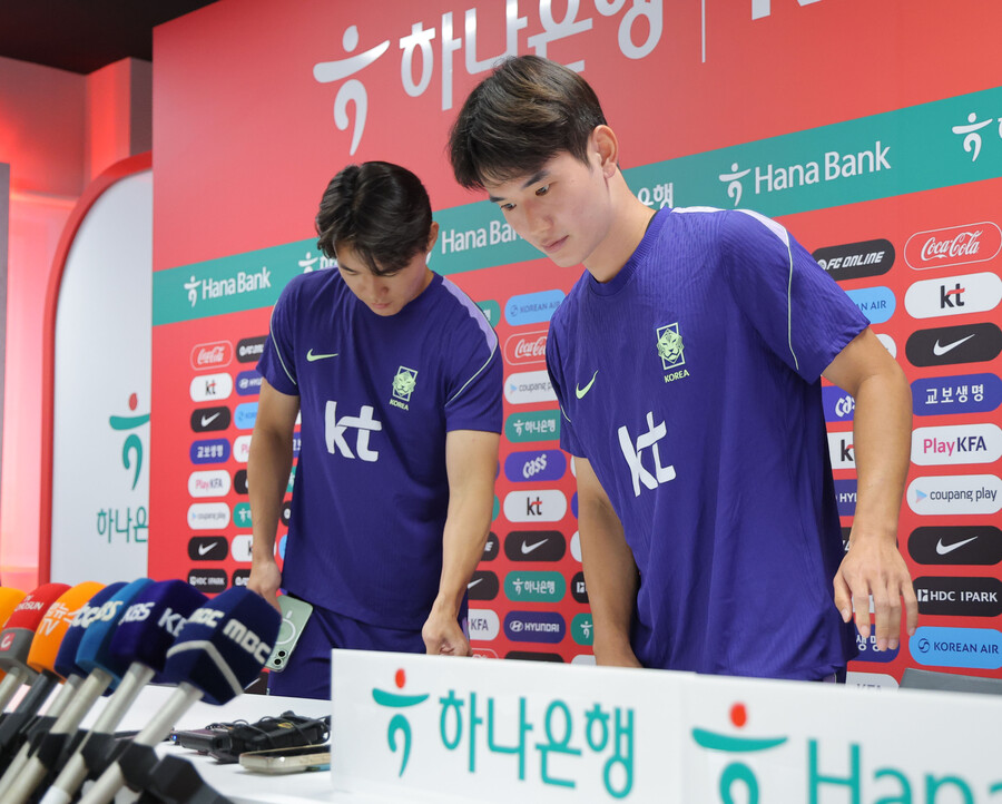 [SPO 현장] 실낱 확률 벼랑 끝, 대한민국 32강 꼭 갔으면…"한 경기 더 있다면, 미친놈처럼 대가리 박고 뛰겠다” 생애 첫 월드컵 김진규·양현준의 간절함