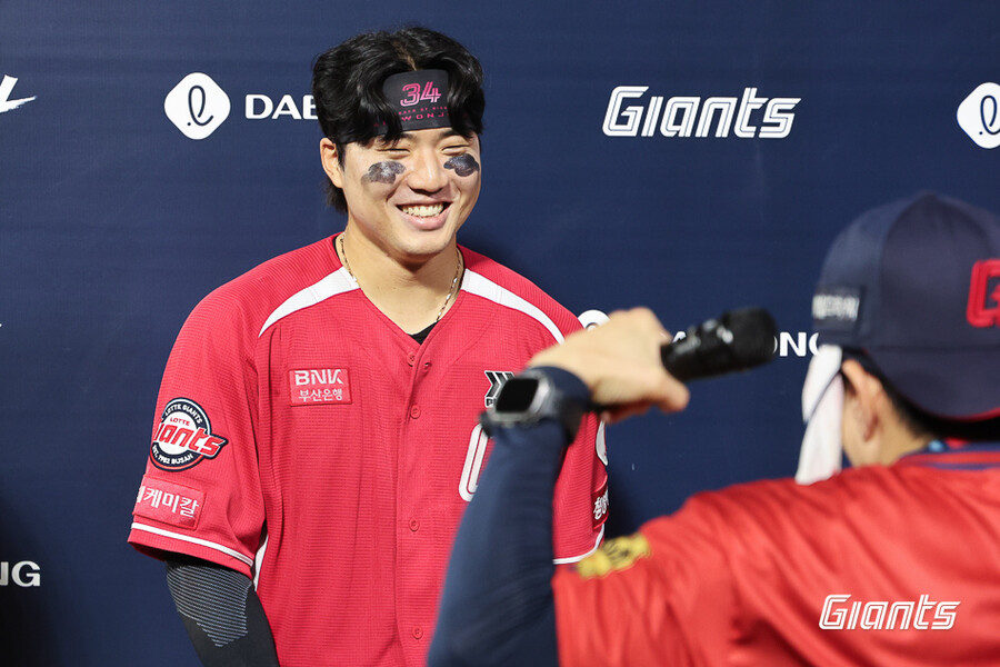 ▲ 손성빈 ⓒ롯데 자이언츠
