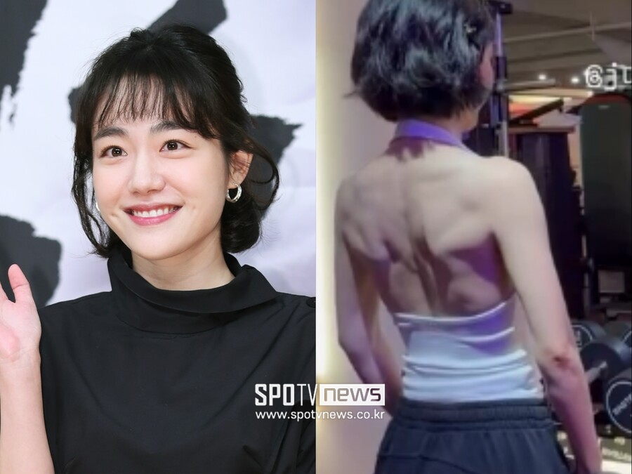소주연, 태생 '뼈말라'인줄 알았는데…결대로 갈라진 등근육 '반전'