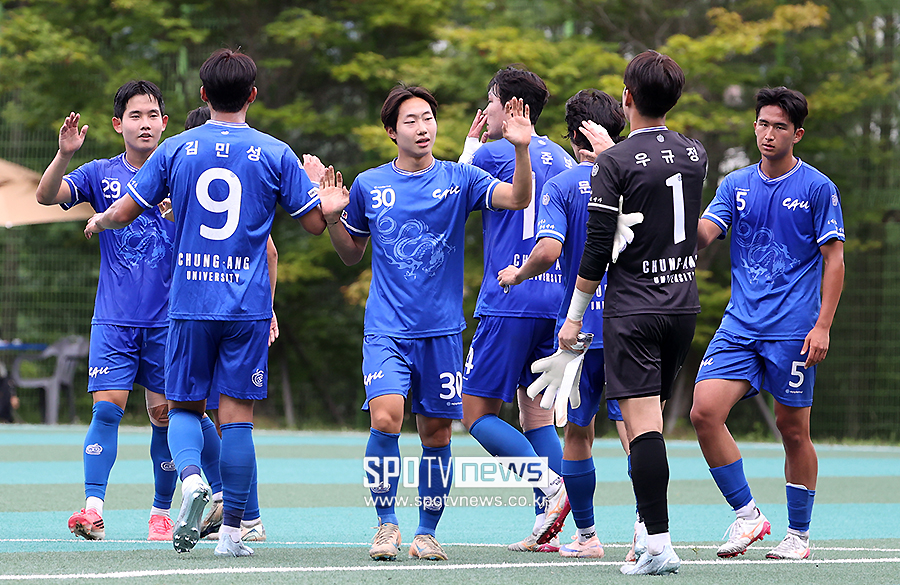 [포토S] 2-0으로 승리한 중앙대