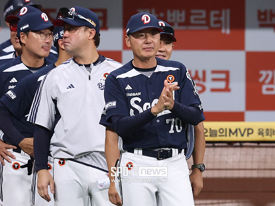 [포토S] 김원형, '모두들 수고했어'