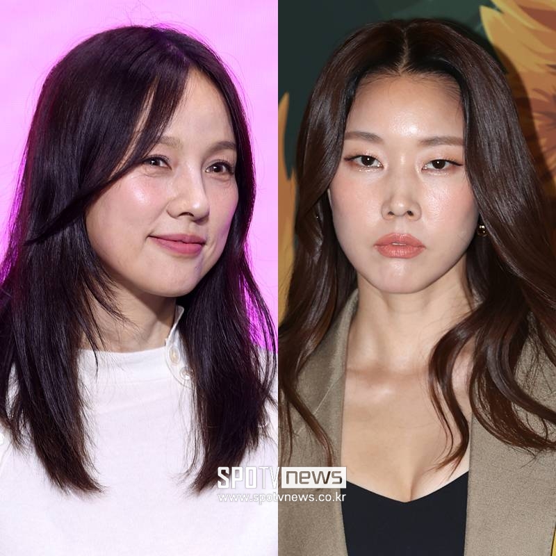 ▲ 이효리(왼쪽), 한혜진. ⓒ곽혜미 기자