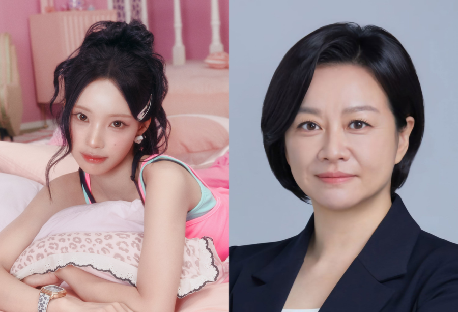 ▲ 그룹 리센느 원이(왼쪽)와 노무현재단 조수진 이사. 출처|더뮤즈엔터테인먼트, 조수진 페이스북
