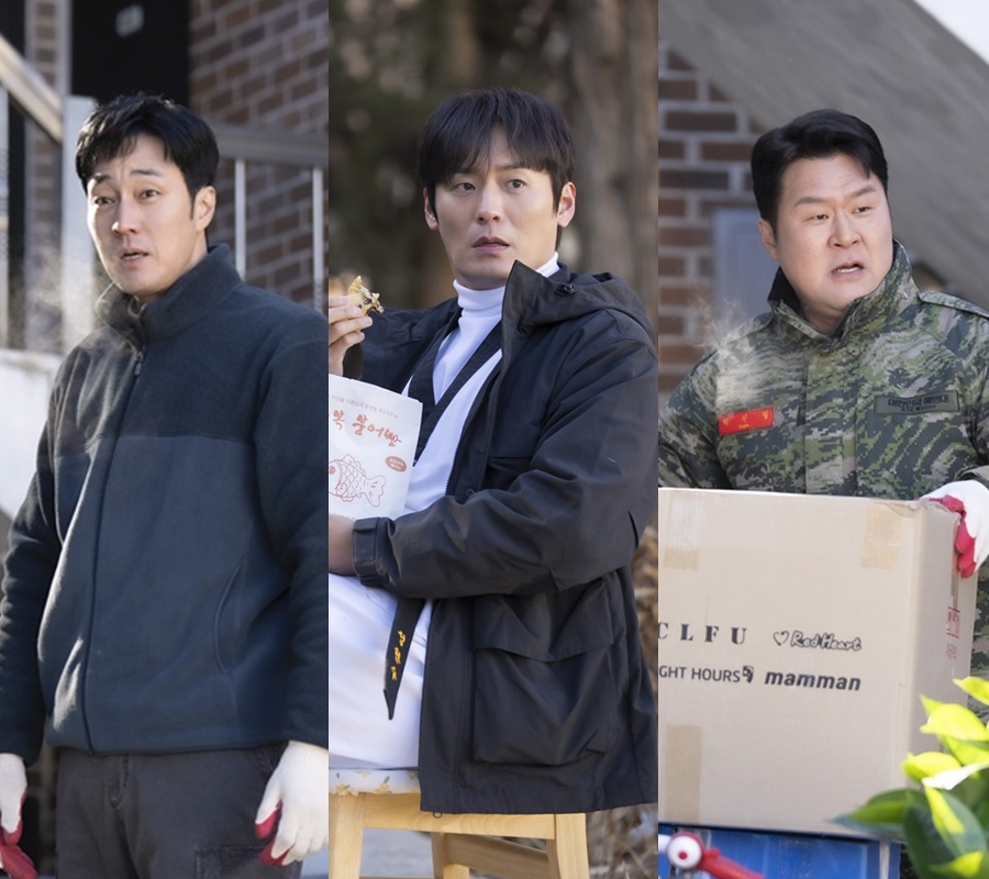 안경이, 없네…'김부장' 소지섭·최대훈·윤경호, '아빠 유니버스' 무법중년 과거