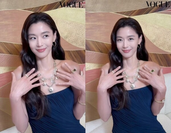 ▲ 홍콩에서 열린 브랜드 행사에 참석한 전지현.    출처 l 보그 홍콩