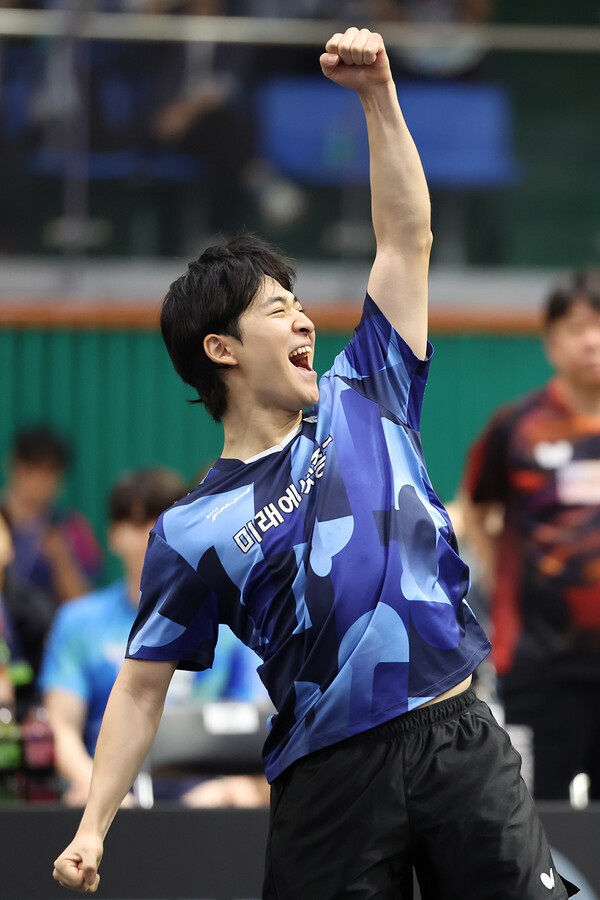 2026 KTTP 총재배 프로탁구리그 시리즈2 우승을 차지한 박강현(미래에셋증권). ⓒKTTP