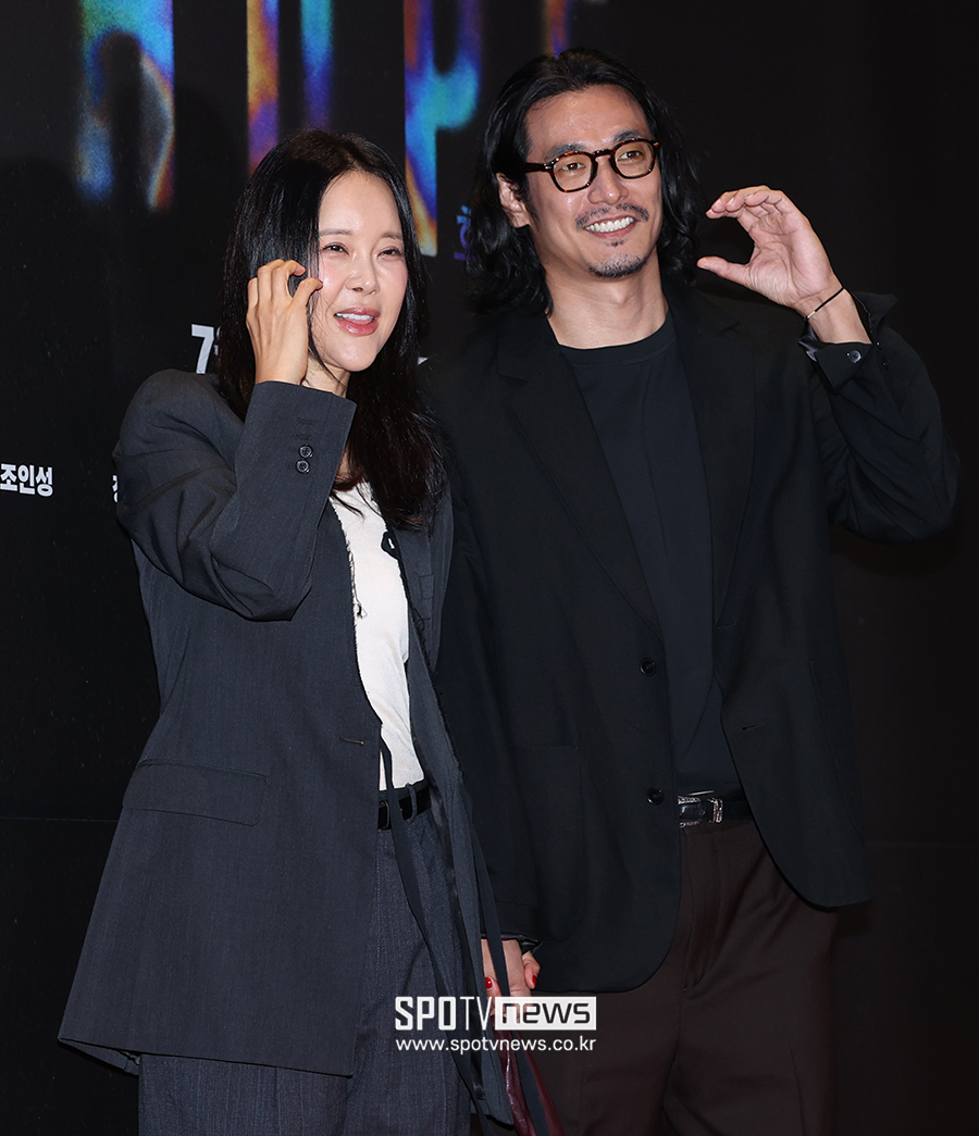 [포토S] 백지영♥정석원 부부, '9살 나이차 안 느껴지는 비주얼'