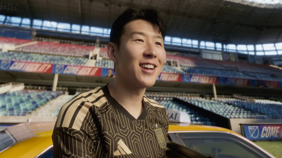 노란 택시에서 내린 손흥민, 메시와 MLS 동반 홍보 '찰칵 세리머니'까지 등장…LA 더비 출격 준비
