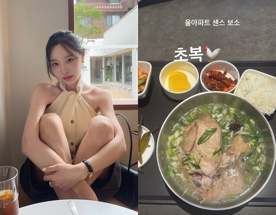이혼설 종결했는데…'박성광♥' 이솔이, 초복 삼계탕은 따로 챙겼다