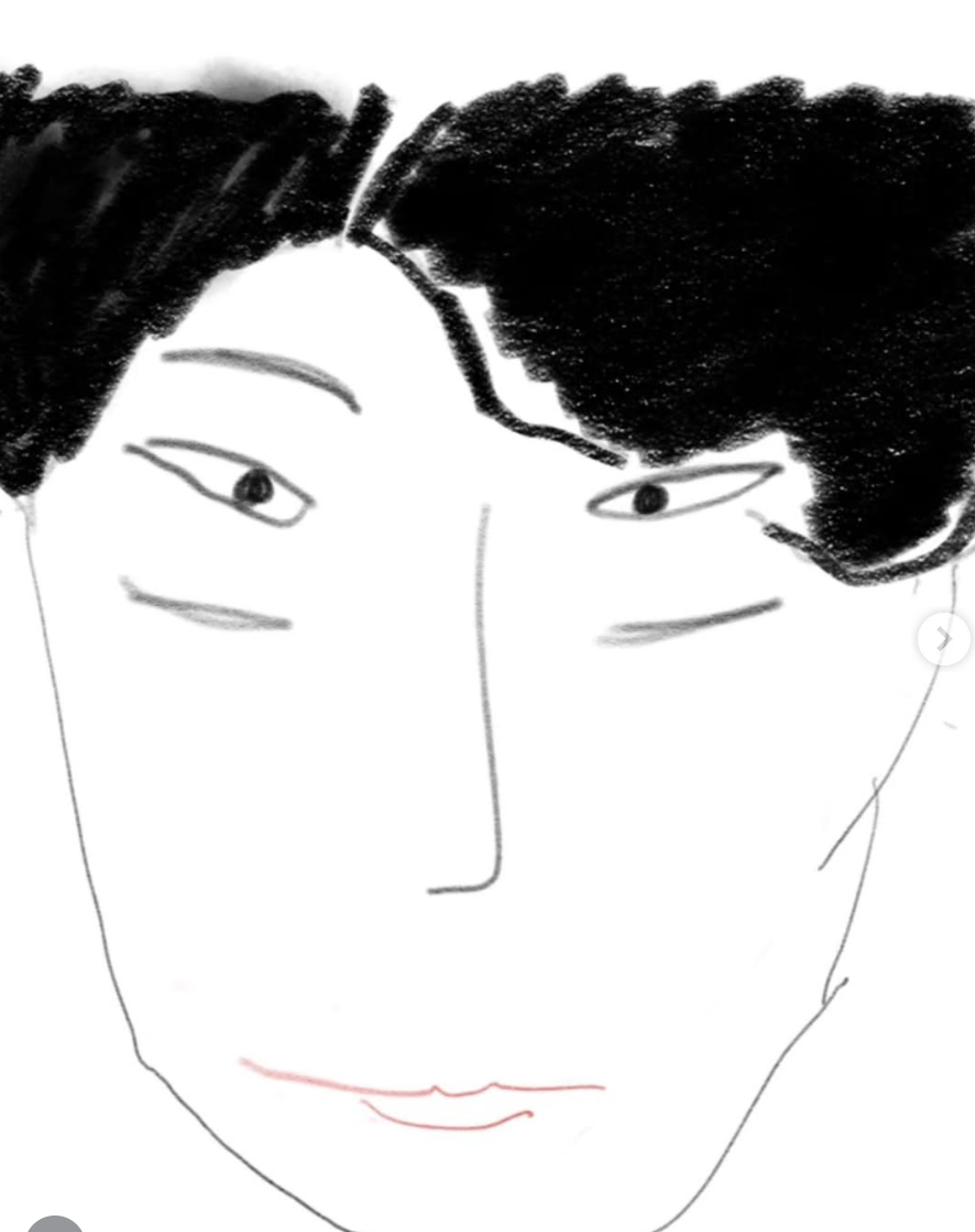 ▲ 전현무 그림. 출처|전현무 SNS