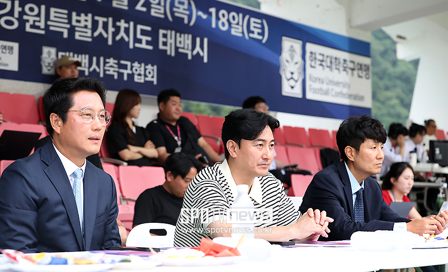 [포토S] 안정환 총괄 디렉터, '대학축구 발전을 위해'