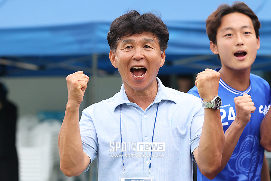 [포토S] 중앙대 오해종 감독, '우승 포효!'