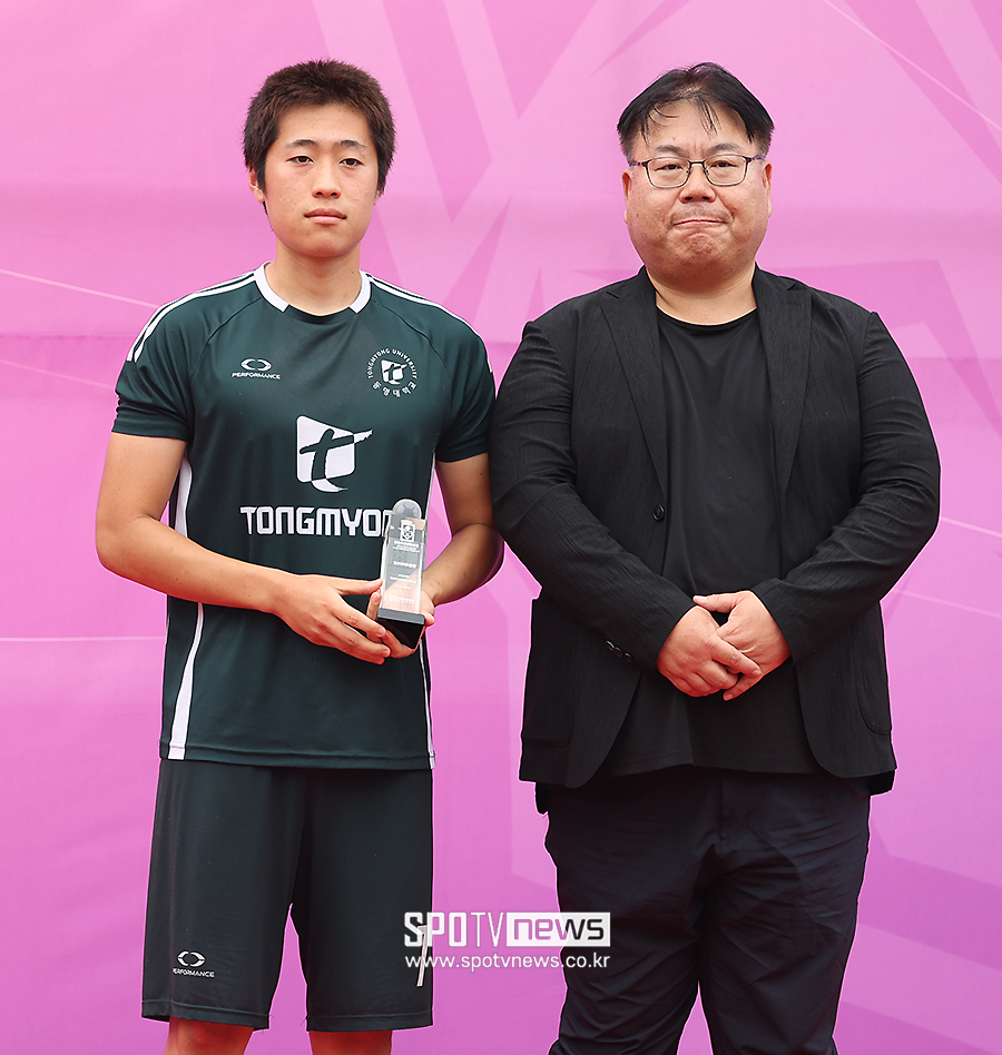 [포토S] 영플레이어상 수상한 동명대 김재훈
